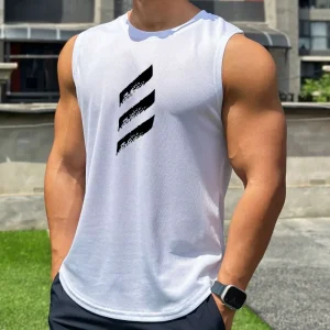 2026 New Summer Gym Vest High Quality Mesh Sleeveless T-shirts Men Tank Tops basketball Running Fitness Sports Vest men