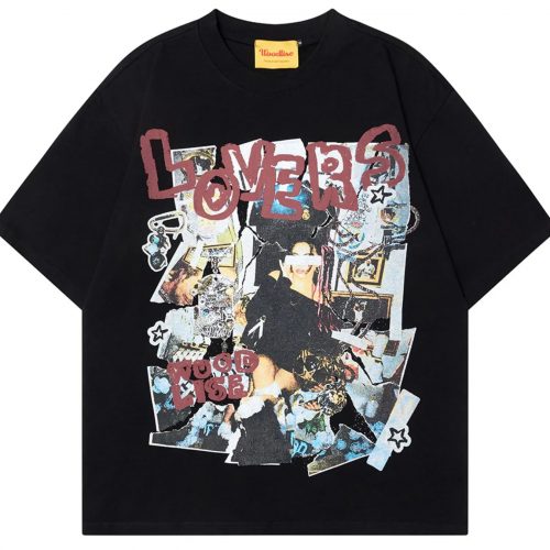 Men's Graphic Short Sleeve Oversized T-Shirt