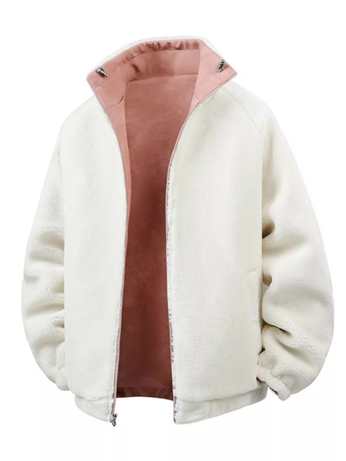 Men's Fleece Lined Zip Up Jacket - Image 4