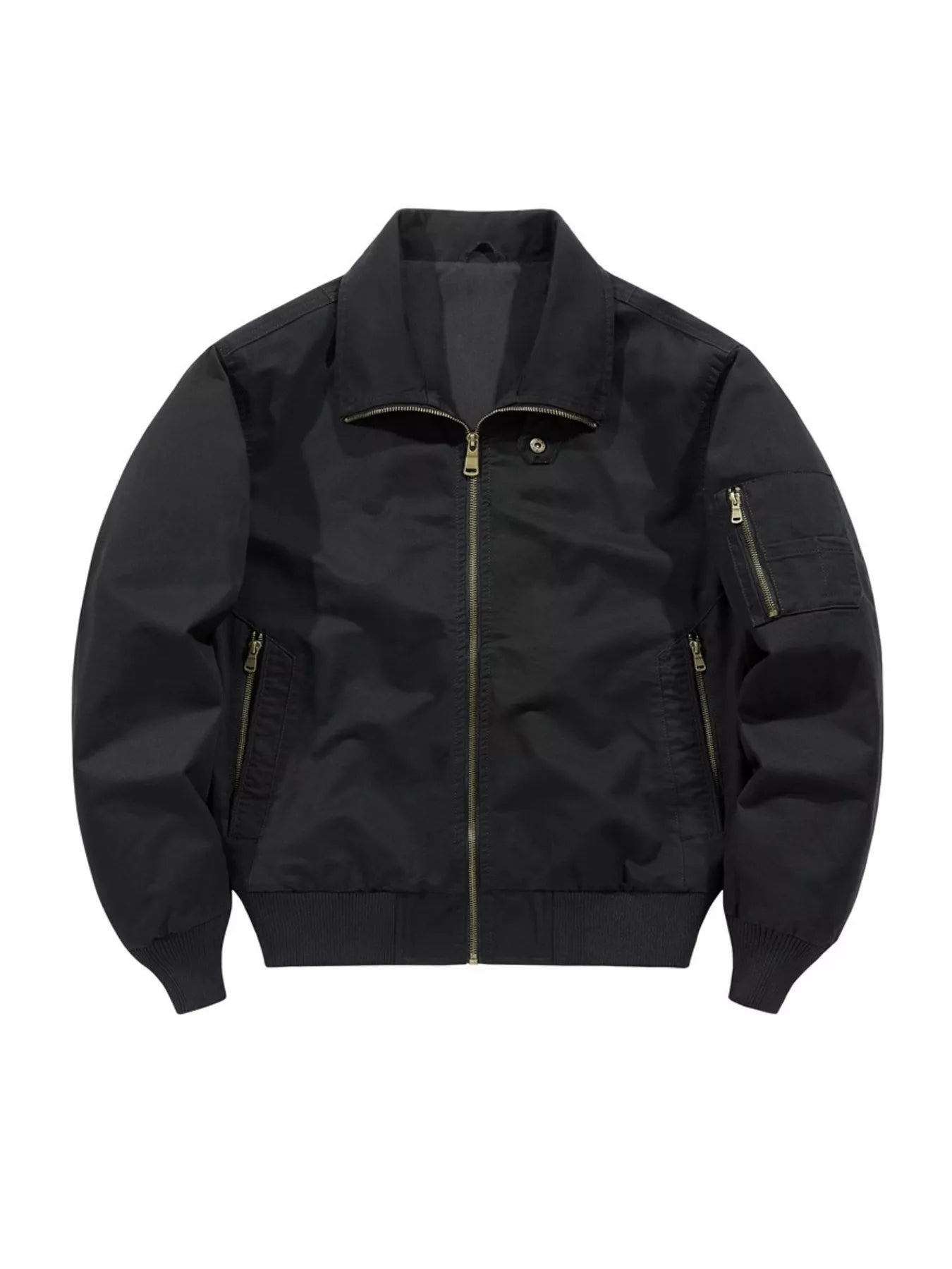 Men's Casual Lightweight Zip Up Jacket - Image 4